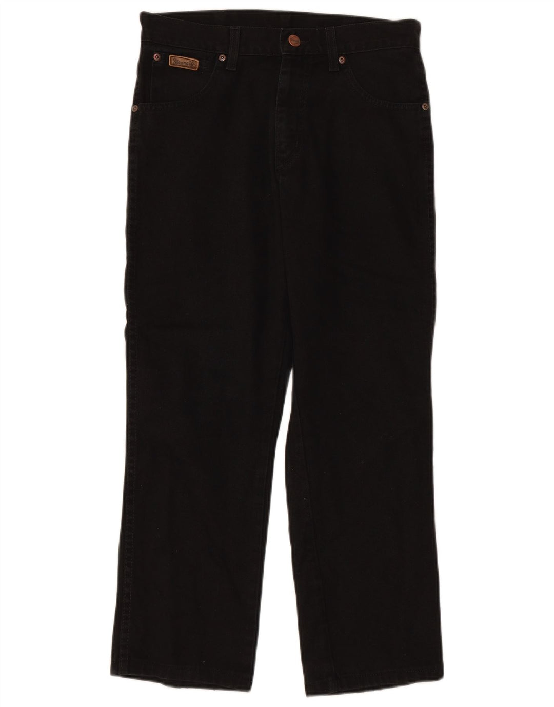 WRANGLER Vaqueros rectos Texas para hombre W30 L26 Algodón negro