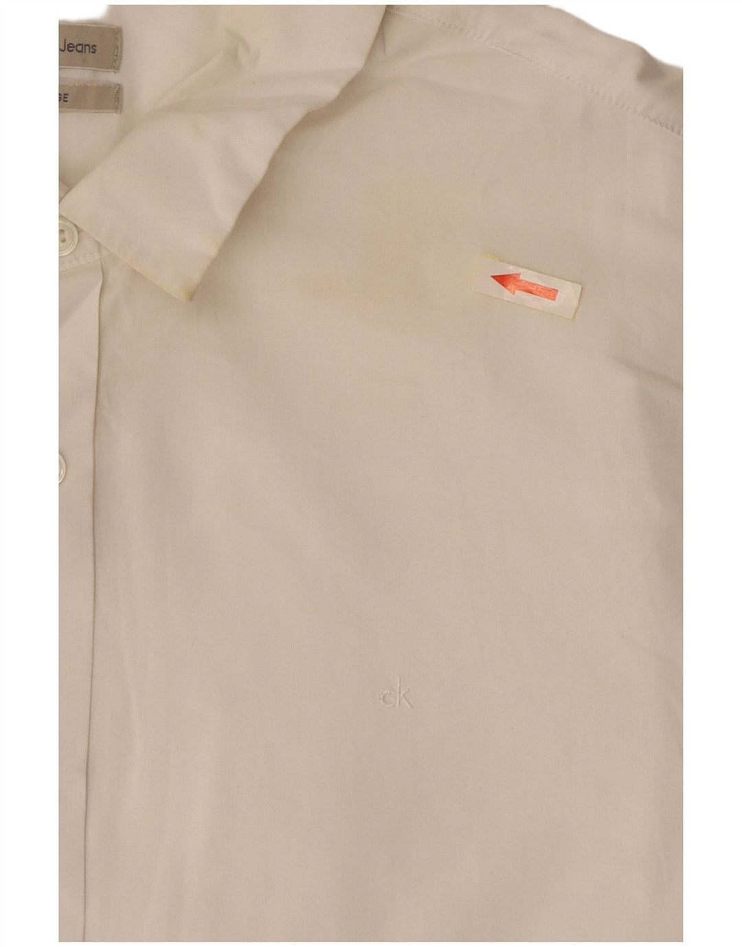 Camisa Calvin Klein Jeans Hombre XL Blanco Algodón