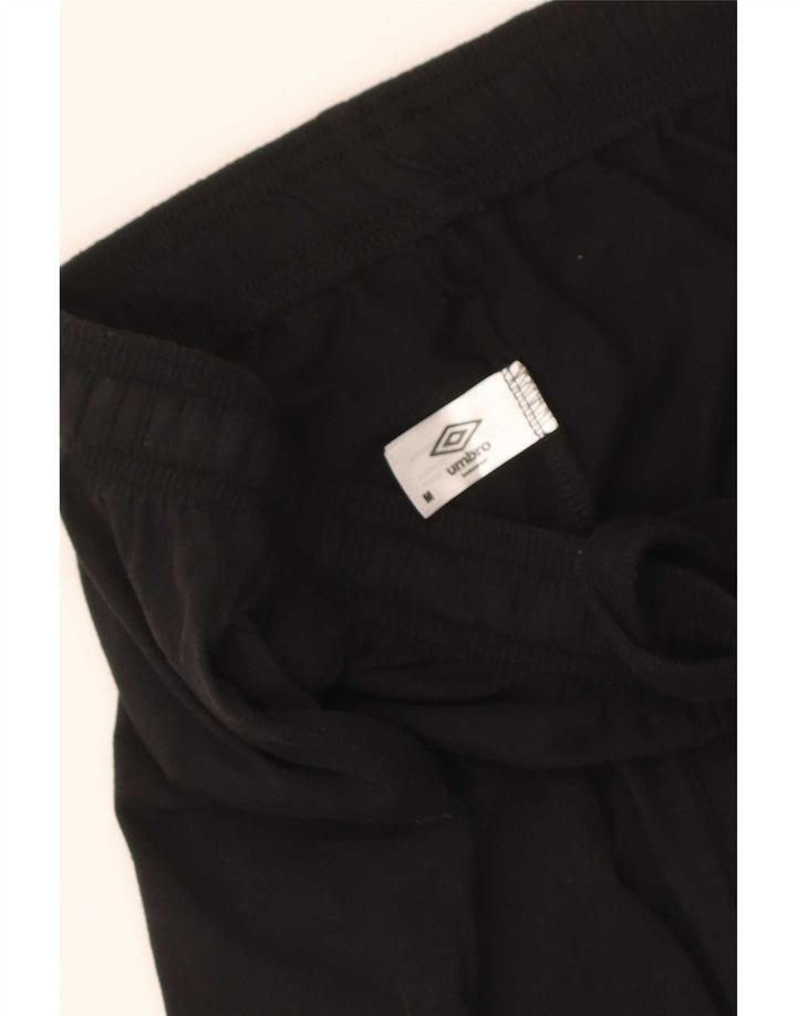 Umbro Shorts deportivos regulares con gráfico para hombre Algodón negro mediano