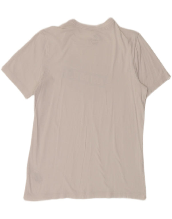 NIKE Camiseta gráfica para hombre Top Medium White Cotton