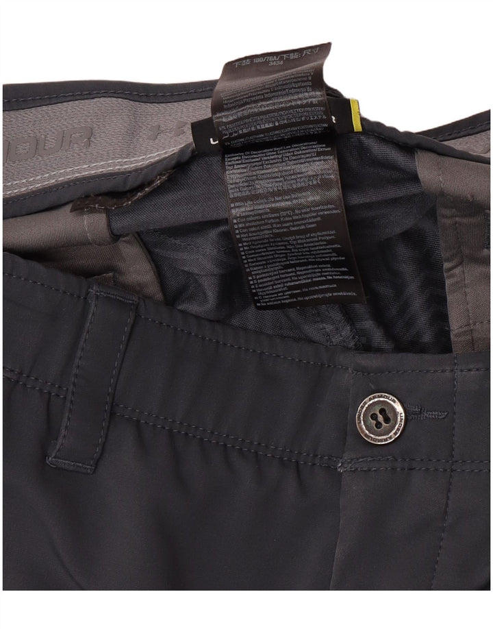 Under Armour Pantalón chino regular para hombre W34 L34 Poliéster gris