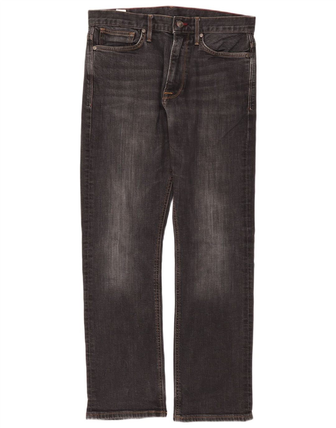 Marks & Spencer Vaqueros rectos azules Harbor para hombre W34 L31 Algodón negro