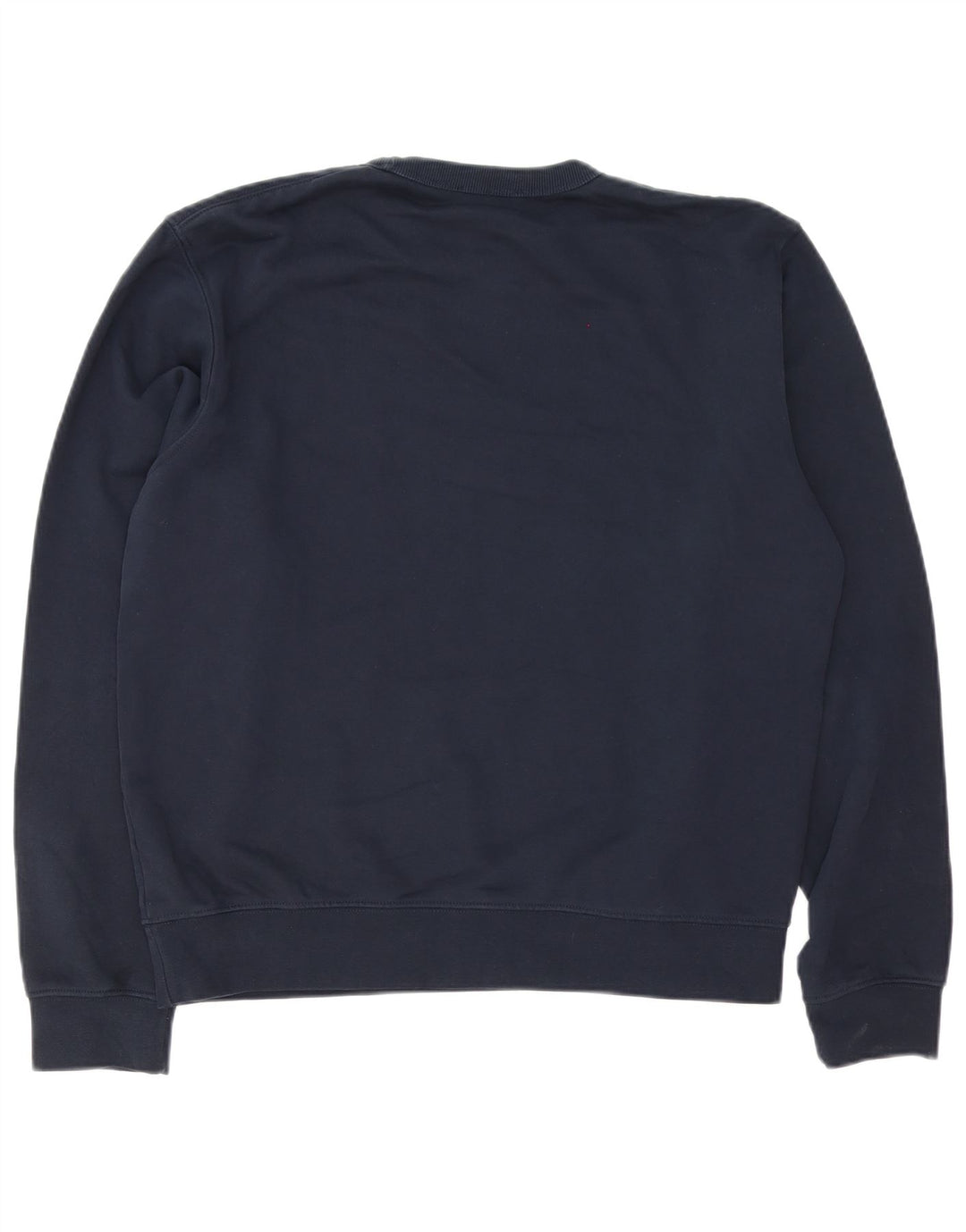 Zara Mujer Sudadera De Gran Tamaño Jersey UK 14 Medium Azul Marino Algodón