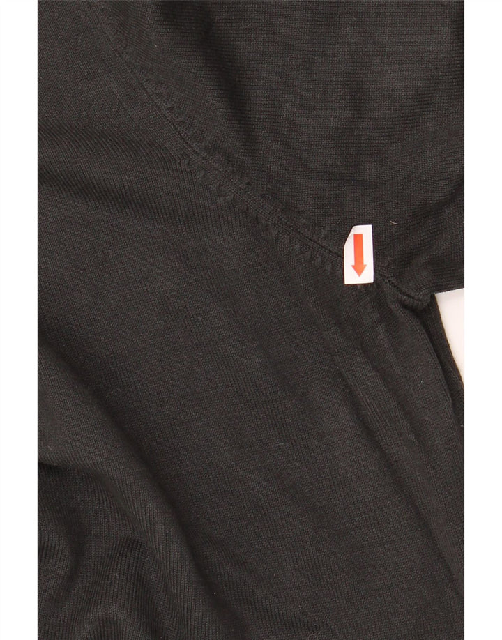 INVICTA Mens Roll Neck Jumper Sweater Medium Black Nylon Vintage Invicta and Second-Hand Invicta from Messina Hembry 