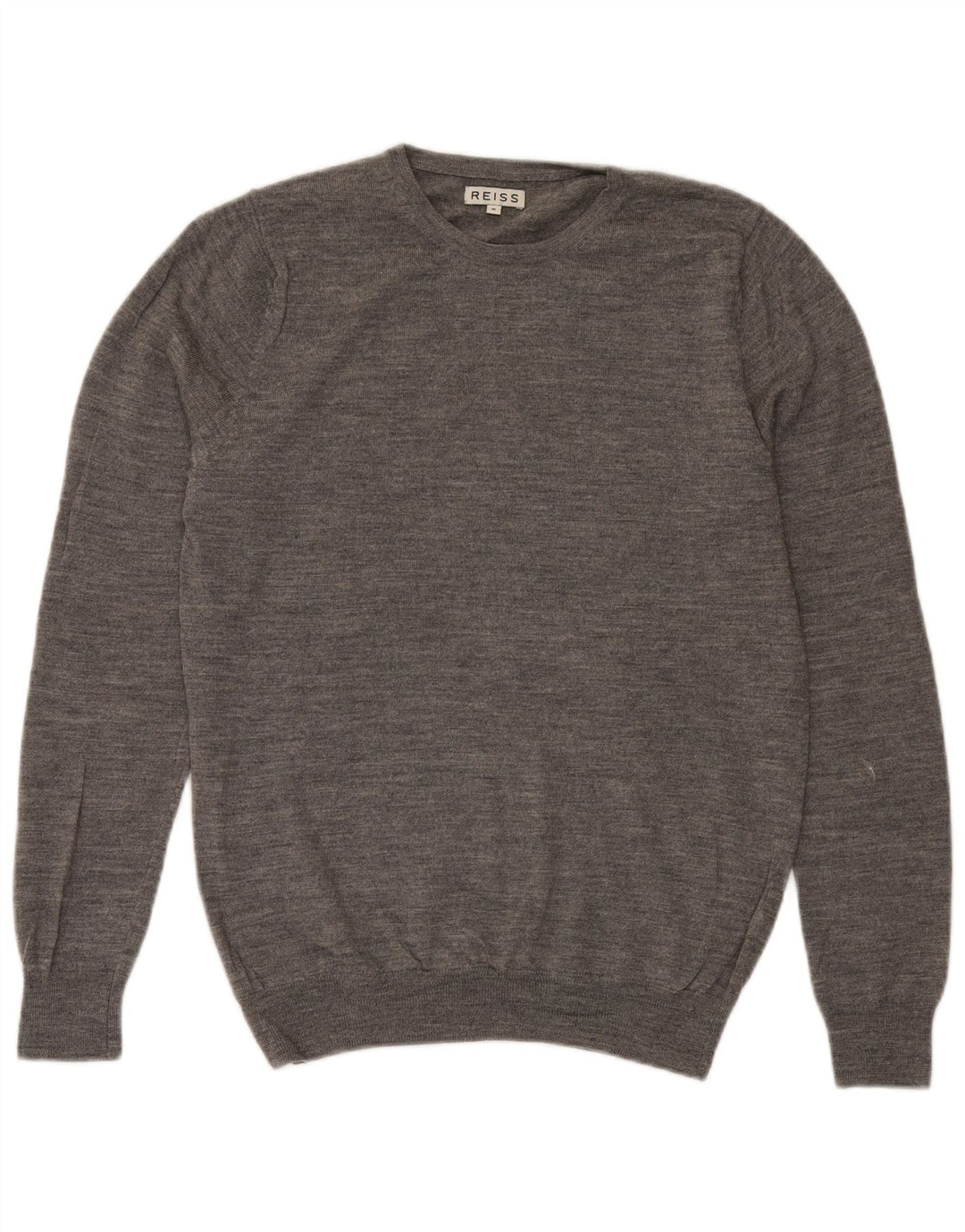 Jersey De Cuello Redondo Reiss Hombre Gris Medio Moteado