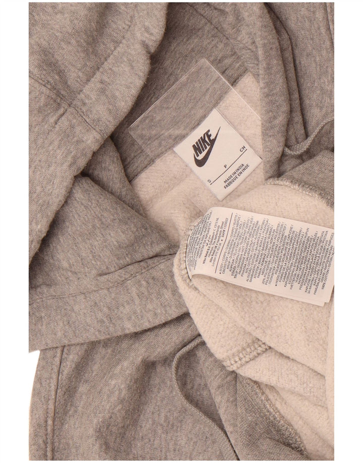 Nike - Sudadera con capucha para hombre, talla pequeña, algodón gris