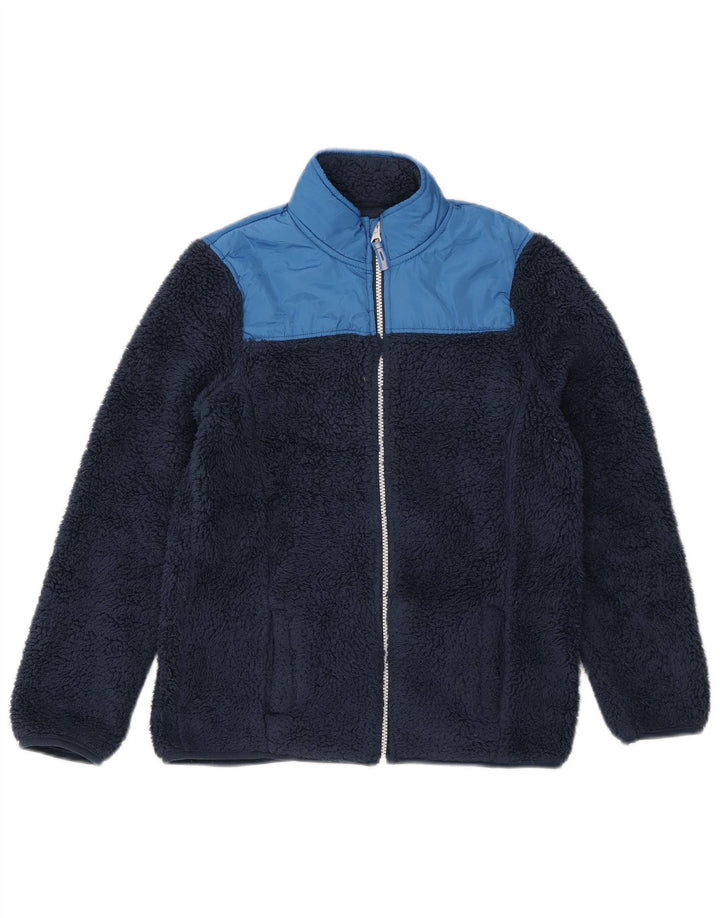 MOUNTAIN WAREHOUSE Chaqueta polar para niño 12-13 años Azul marino Colorblock