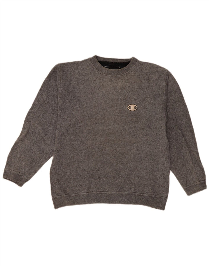 Champion Sudadera Para Hombre Jumper Small Gris Algodón