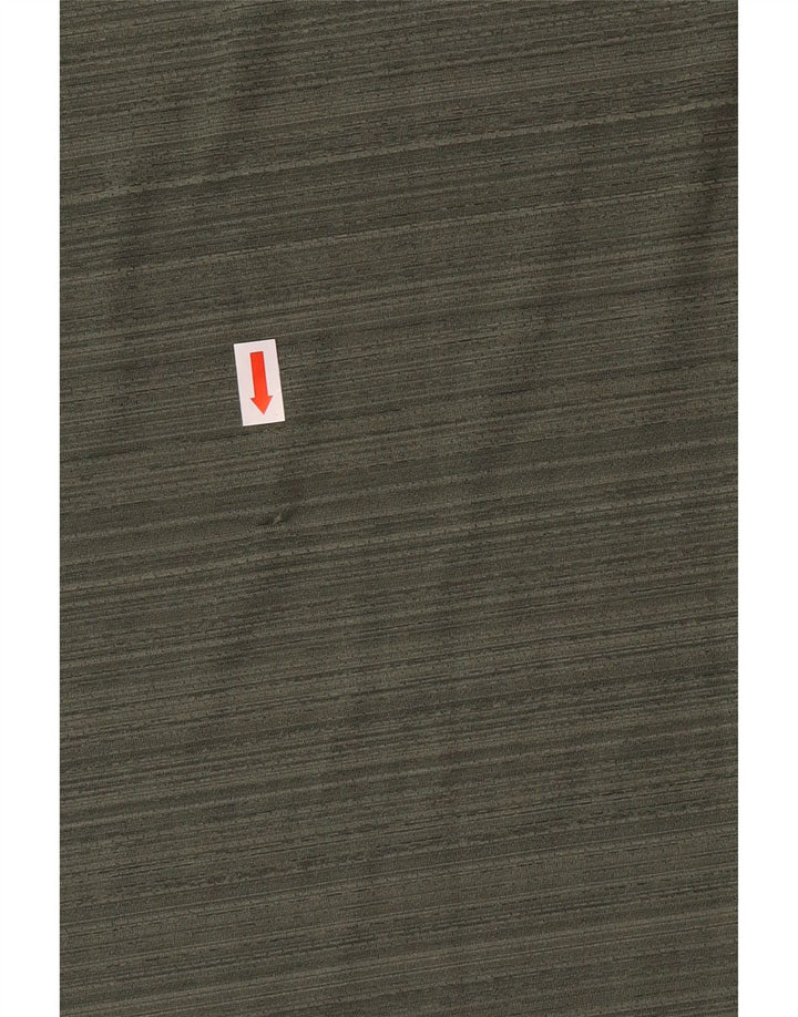 Camiseta Nike Dri Fit para hombre Poliéster a rayas verdes grandes