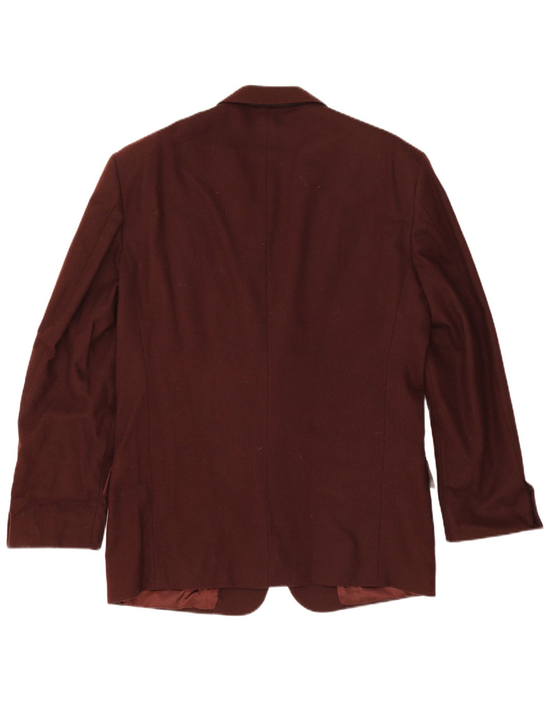 Facis Chaqueta tipo blazer larga con 2 botones para hombre IT 52 XL Lana virgen burdeos