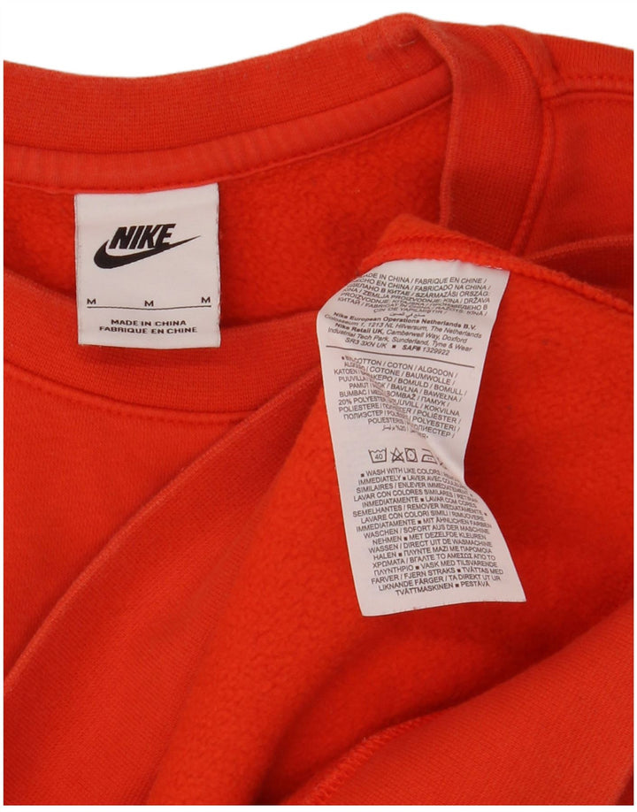 Nike Hombre Sudadera Jumper Medium Naranja Algodón