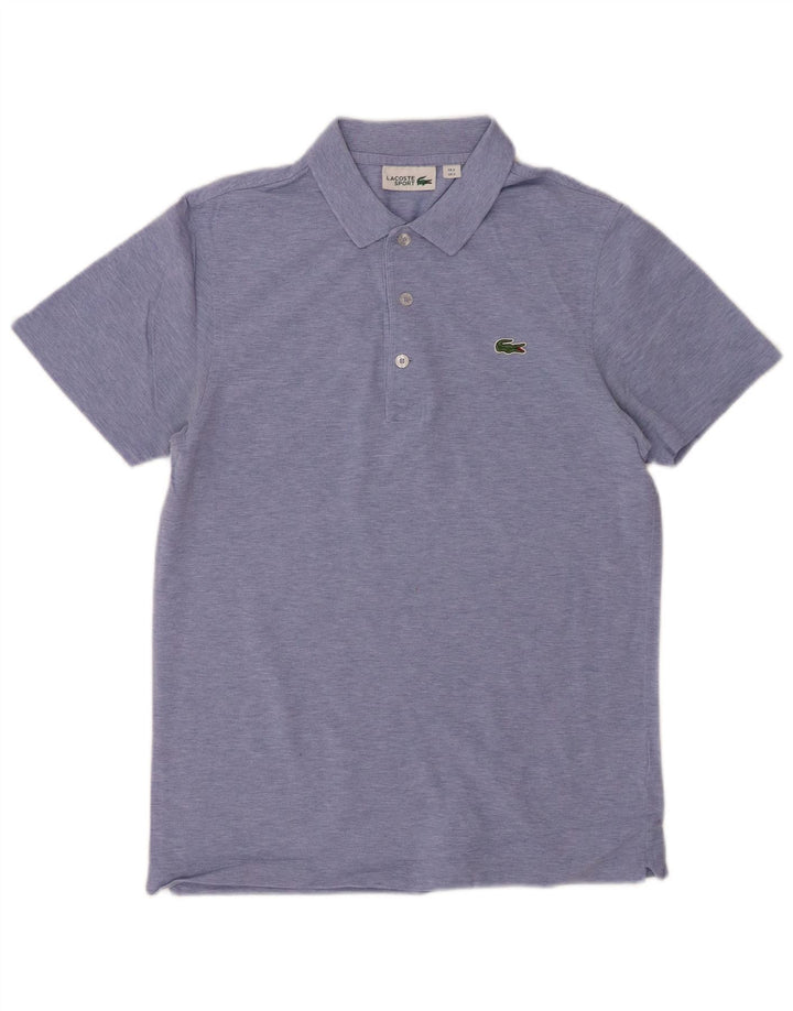 LACOSTE Polo para hombre talla 3 pequeño algodón azul