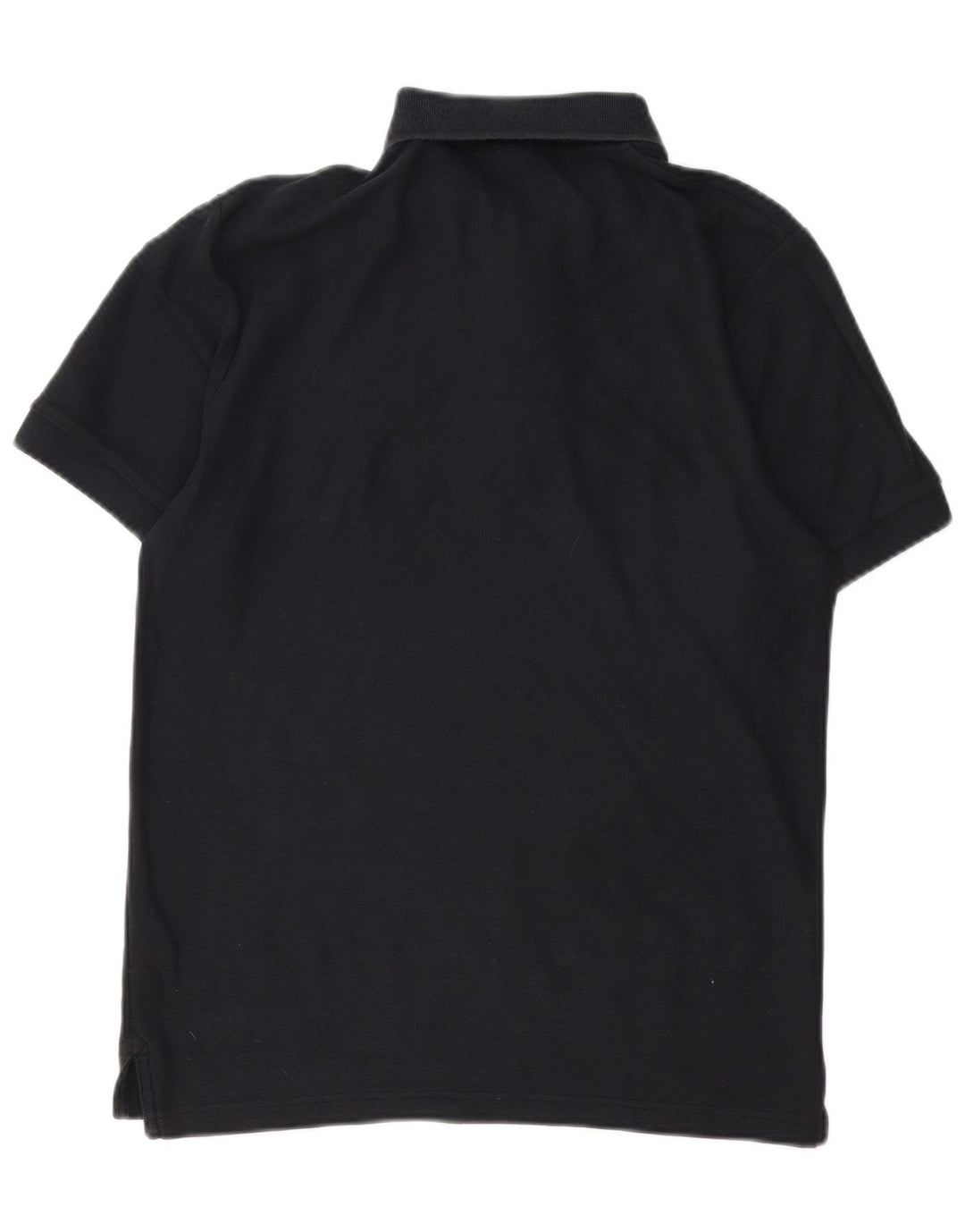 Nike Polo gráfico para hombre pequeño de algodón negro