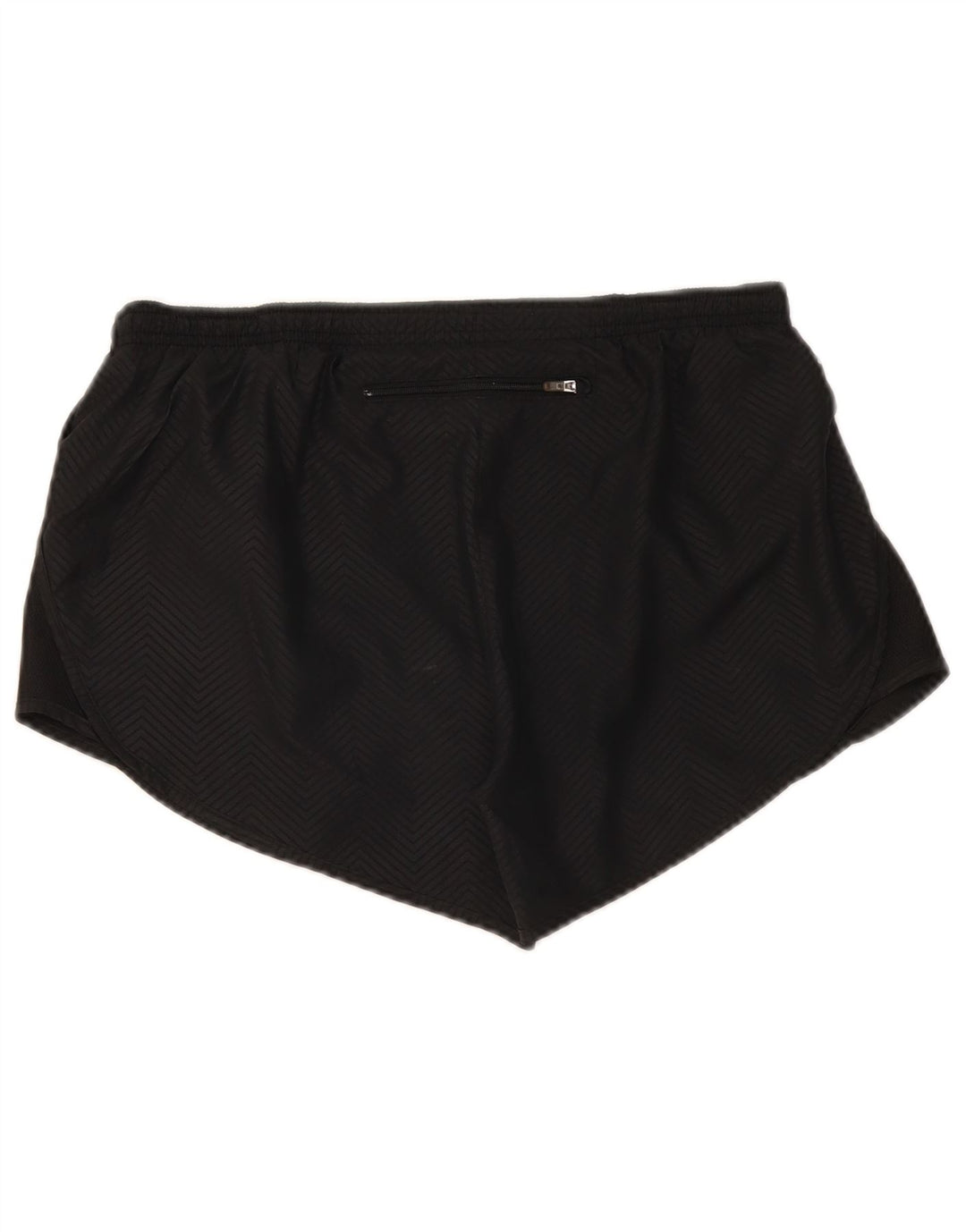 Nike - Pantalones cortos deportivos Dri Fit para mujer, talla 40, talla mediana, color negro y poliéster Chevron