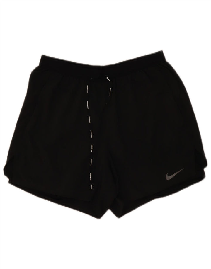 Nike - Pantalones cortos deportivos Dri Fit para mujer, talla M, color negro