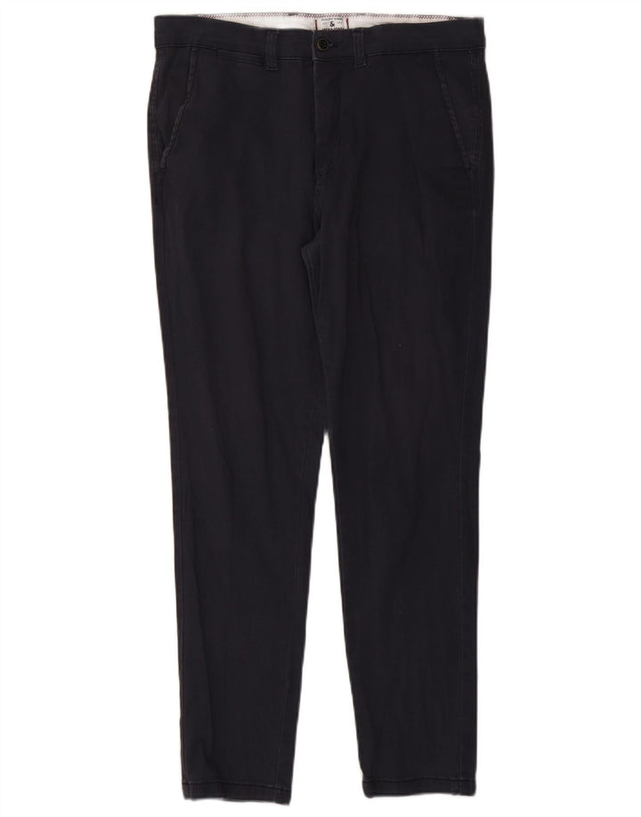 JACK & JONES Pantalón chino slim para hombre W32 L28 Algodón azul marino