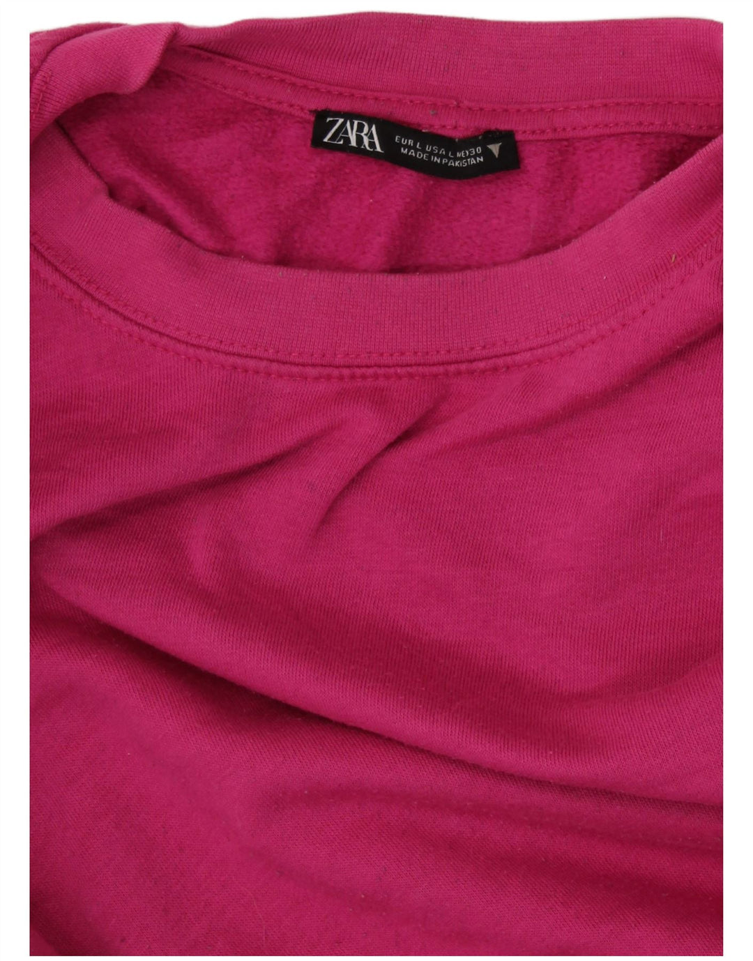 ZARA Mujer Sudadera Oversize Jersey UK 46 Large Rosa