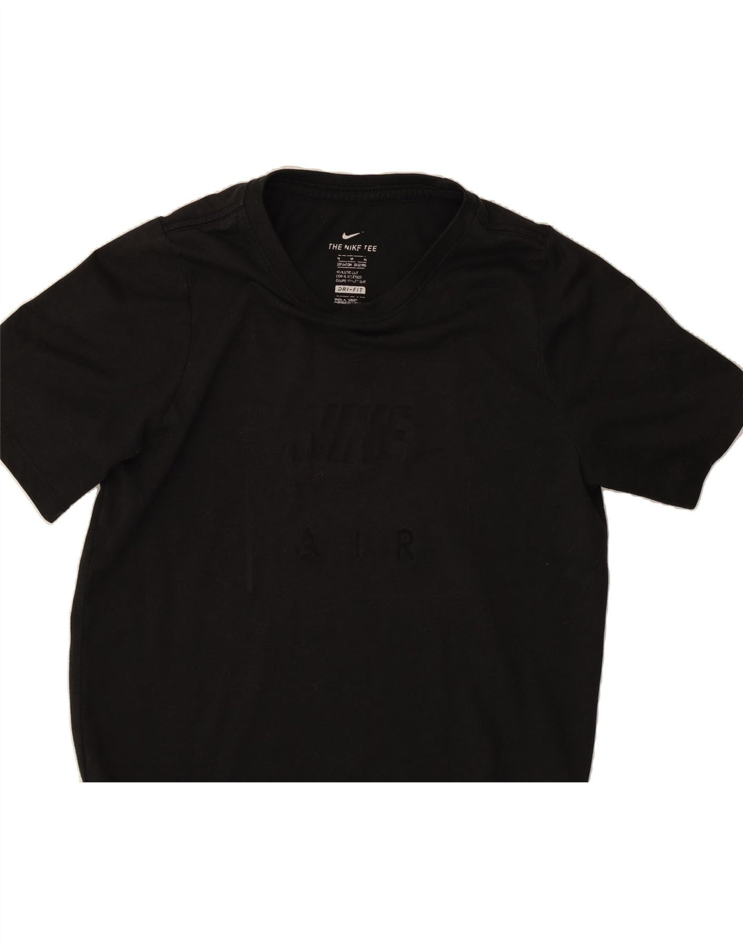 NIKE Boys Graphic T-Shirt Top 10-11 Years Medium Black Polyester Vintage Nike and Second-Hand Nike from Messina Hembry 