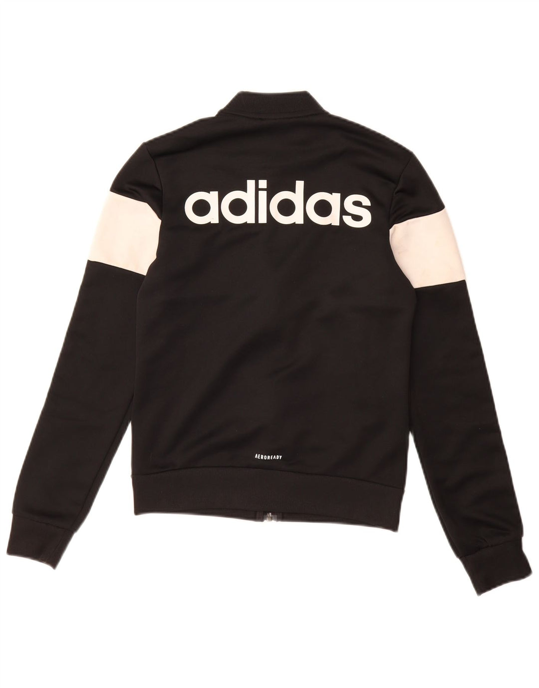 ADIDAS Chaqueta de chándal Aeroready para niña 13-14 años Bloque de color negro