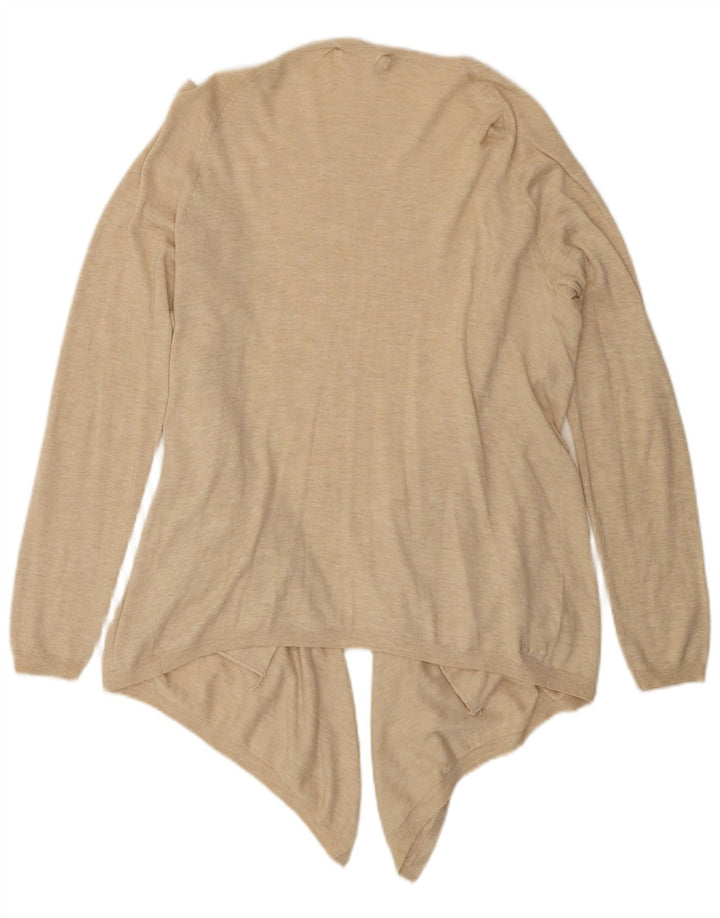 Cárdigan abierto asimétrico para mujer de Fat Face UK 42 Medio Beige moteado