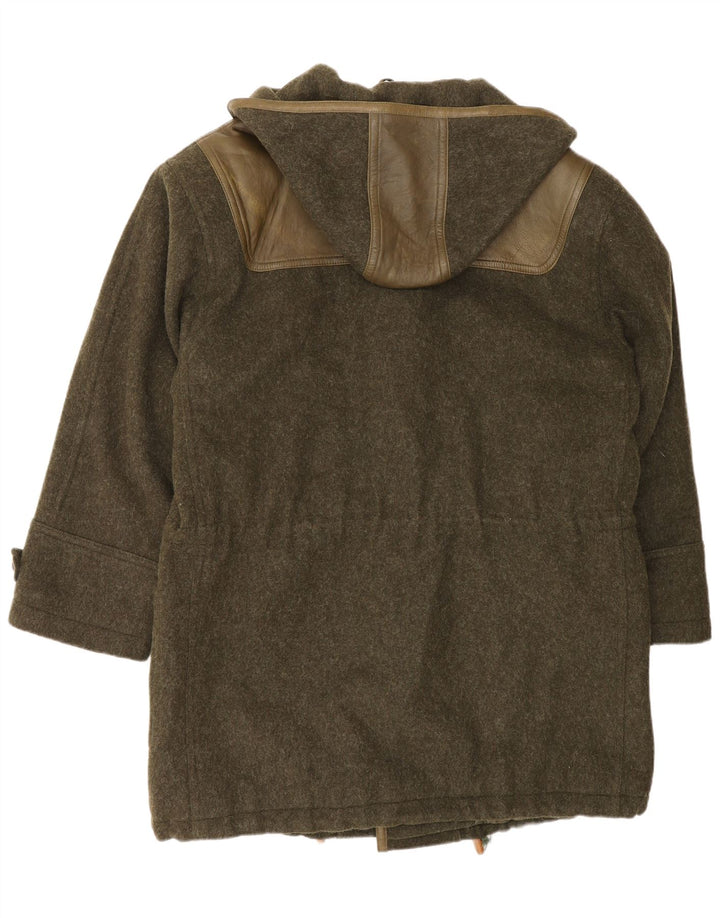 Lodenfrey Trenca con capucha para hombre EU 50 Large Lana verde