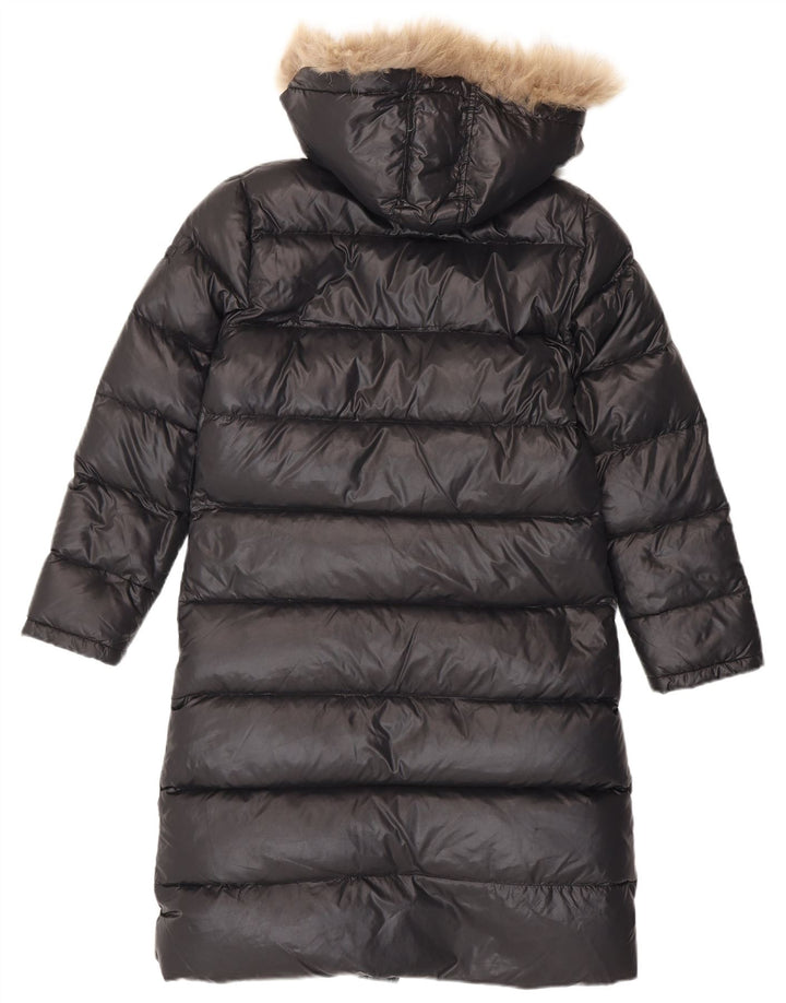 Abrigo acolchado con capucha para mujer Ellesse UK 44 Medium Black Nylon