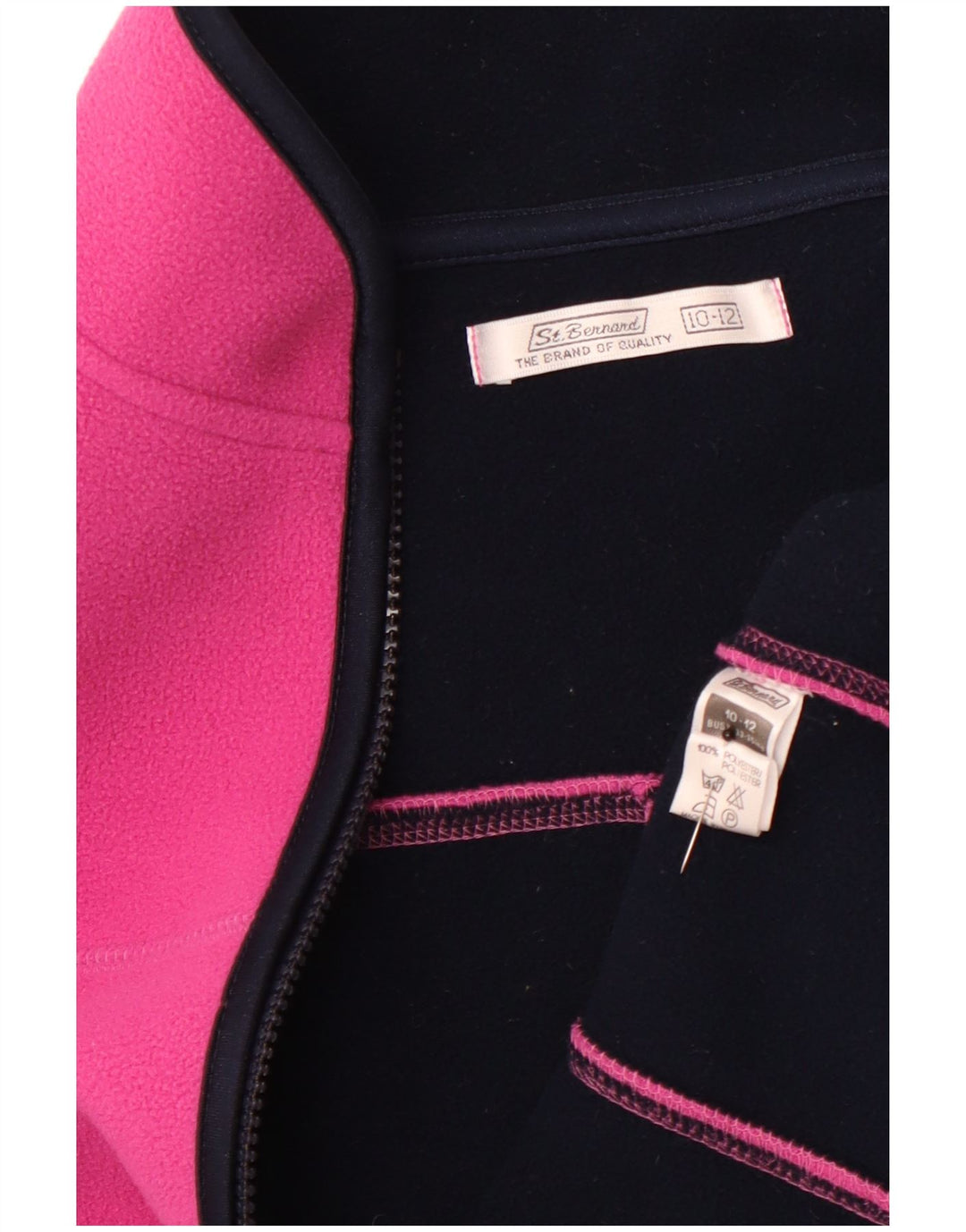 CALLE. BERNARD Chaleco polar para niña 10-11 años Rosa Poliéster