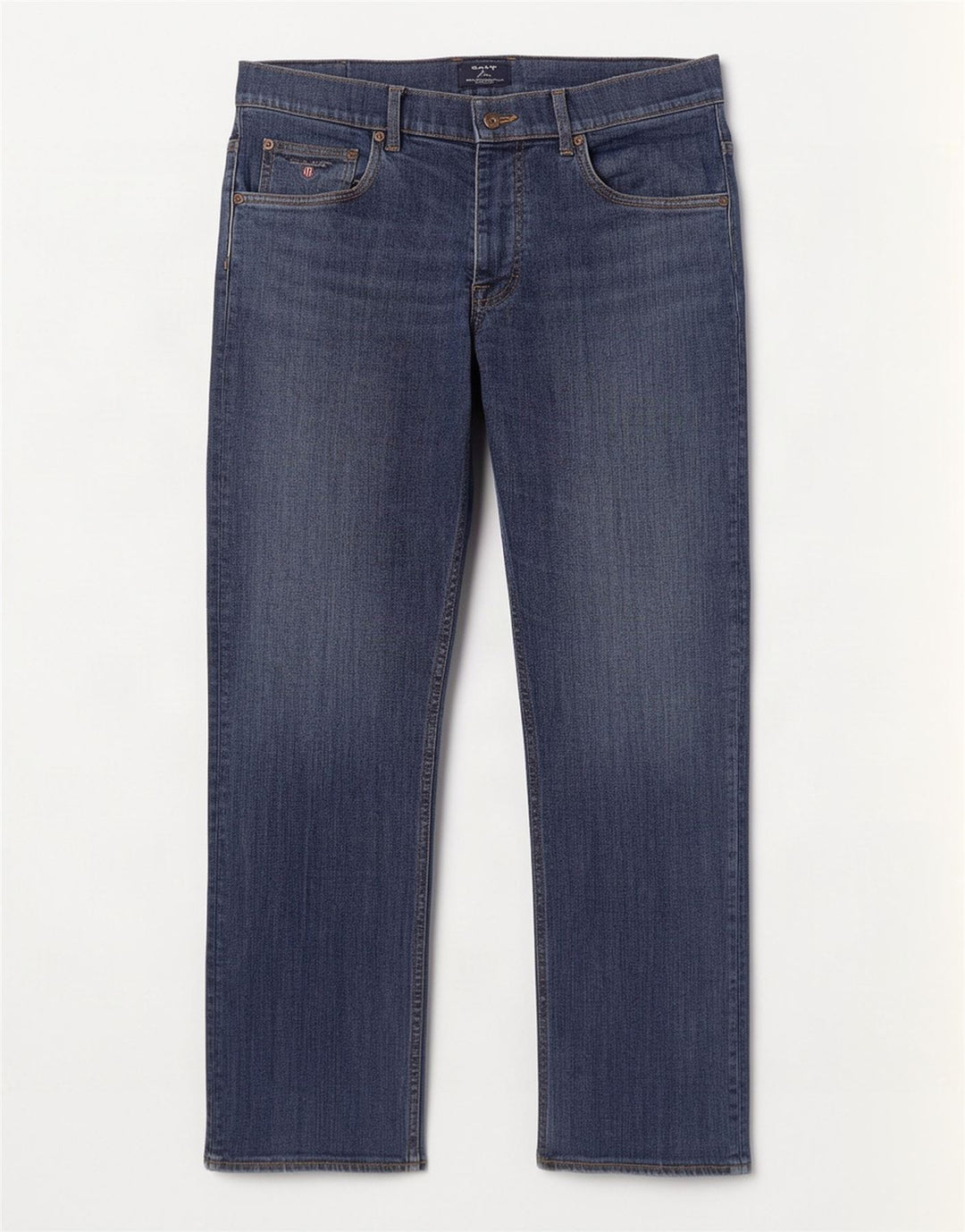 Vaqueros rectos de corte regular Gant para hombre W34 L30 Algodón azul
