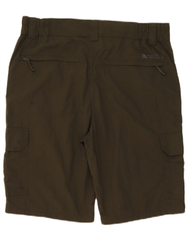 Pantalones cortos cargo para mujer Mountain Warehouse W34 Large Poliamida caqui