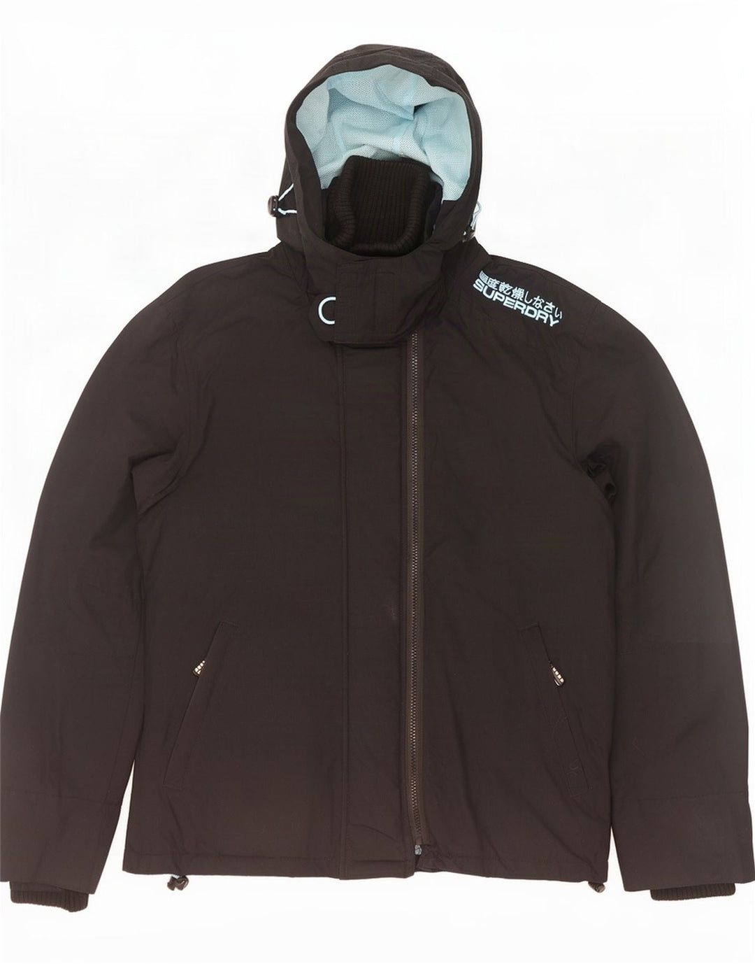 Superdry Chaqueta Cortavientos The Windcheater Graphic para Hombre UK 38 Medium Black