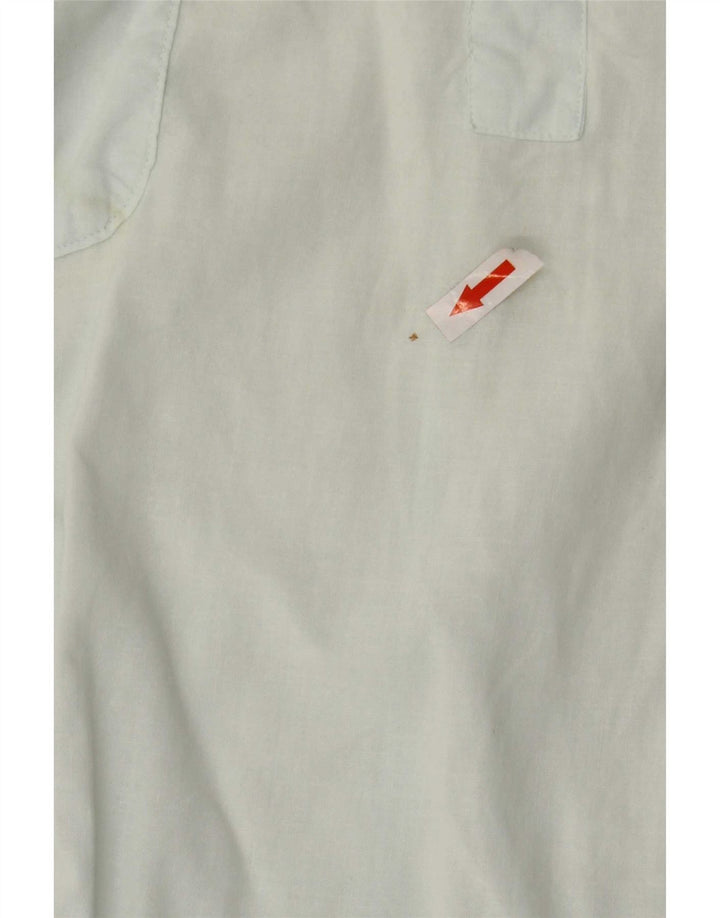 Wrangler Camisa tipo jersey de manga corta para hombre de algodón turquesa medio