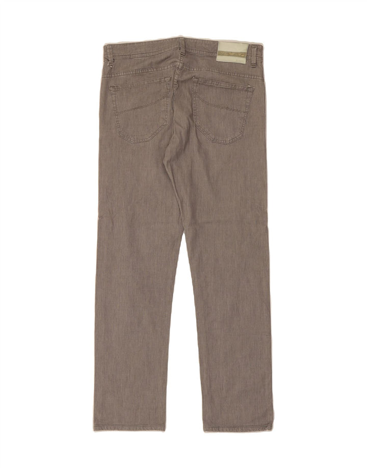 SIVIGLIA Mens Straight Jeans W34 L30 Grey Cotton Vintage SIVIGLIA and Second-Hand SIVIGLIA from Messina Hembry 