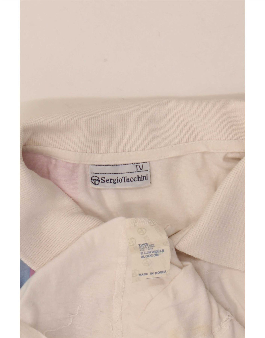 Sergio Tacchini Polo Gráfico Hombre Algodón Blanco Mediano
