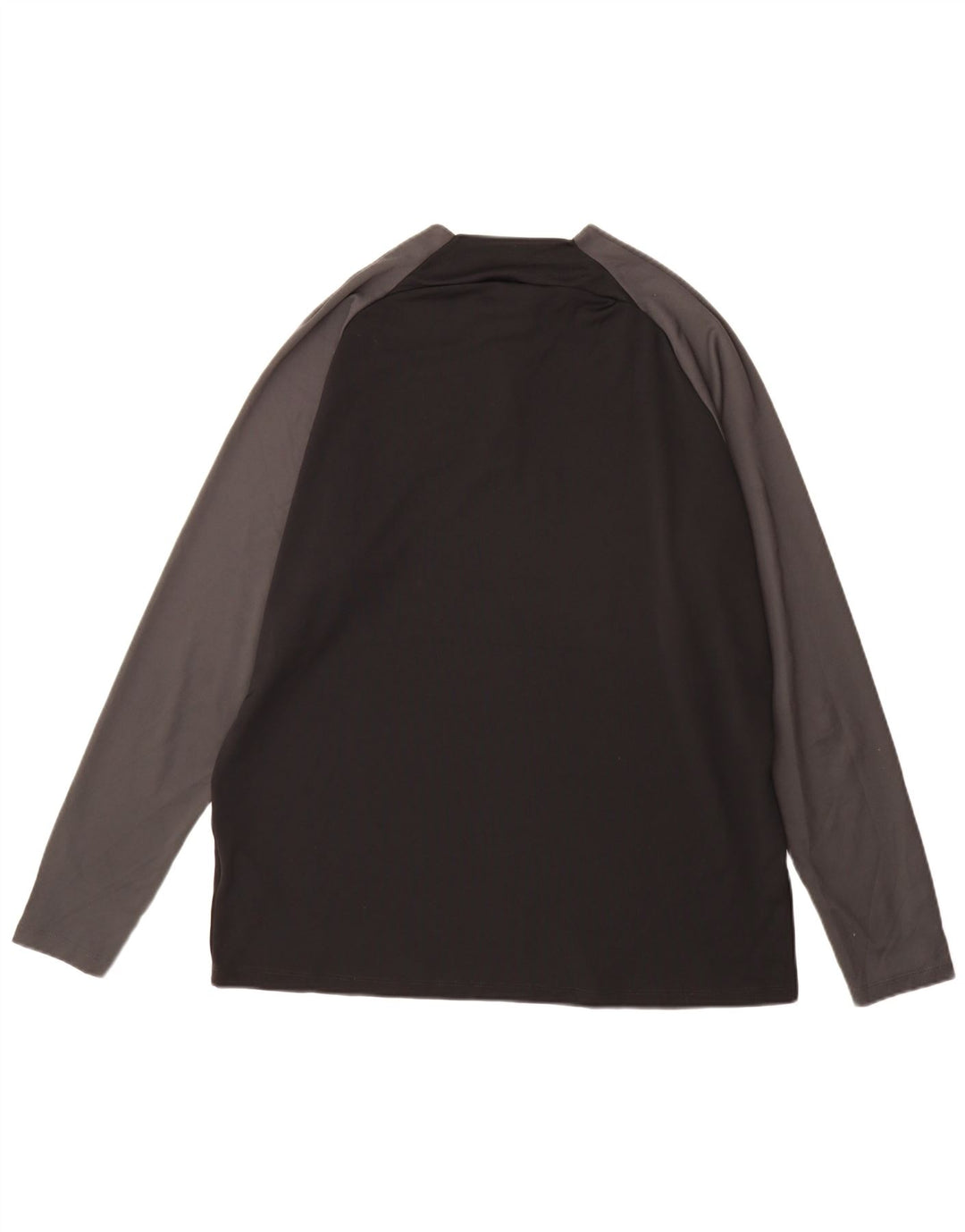 Nike Camiseta Dri Fit de manga larga para hombre XL Negro Colorblock