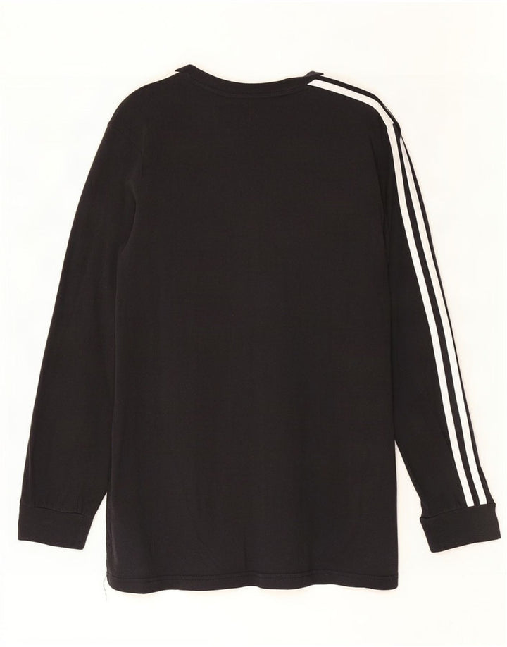Adidas Hombre Top Manga Larga Medio Negro Algodón