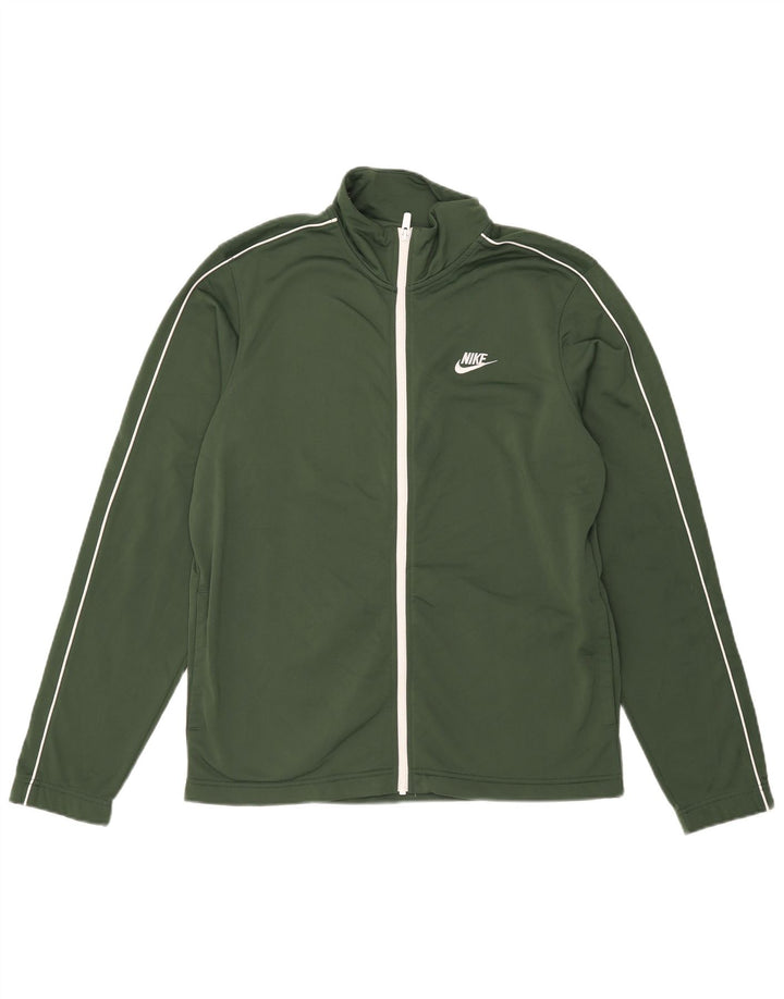 Nike Hombre Chándal Top Chaqueta Mediano Caqui Poliéster