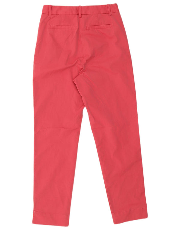 Marks & Spencer Pantalones chinos de cintura alta para mujer UK 8 Small W26 L27 Rosa