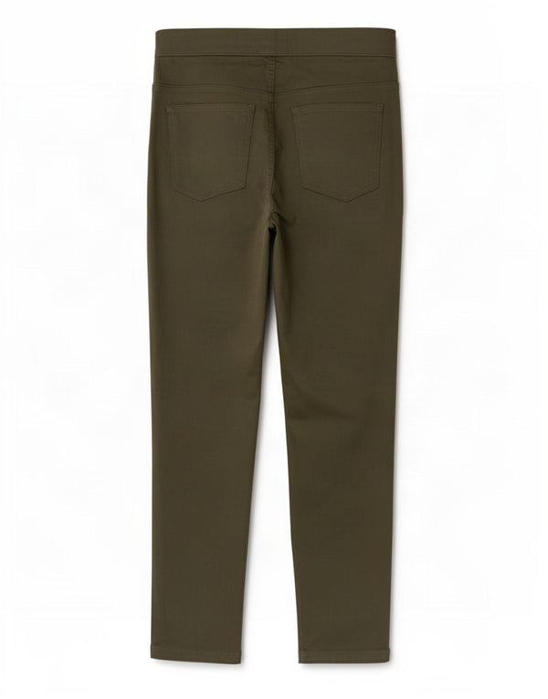Marks & Spencer Jeans Jegging para Mujer UK 12 Medium W30 L28 Algodón Caqui