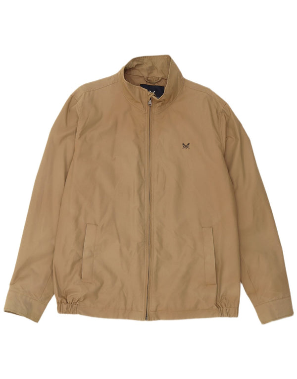 Crew Clothing Chaqueta Bomber para Hombre UK 42 XL Algodón Beige