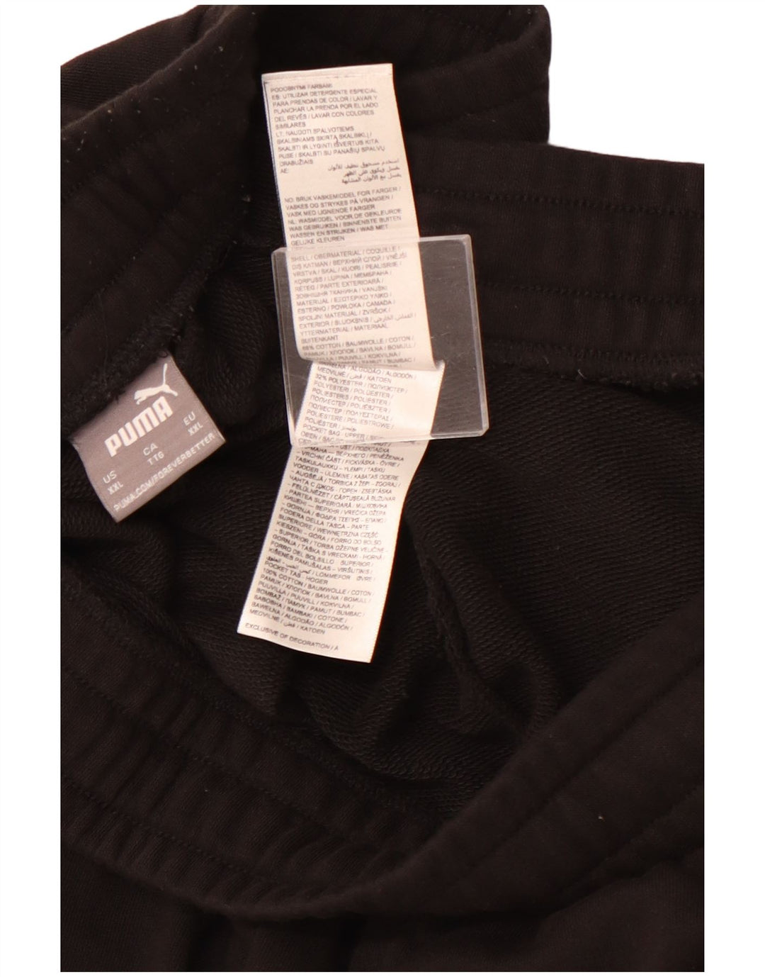 PUMA Pantalones cortos deportivos para hombre 2XL Algodón negro