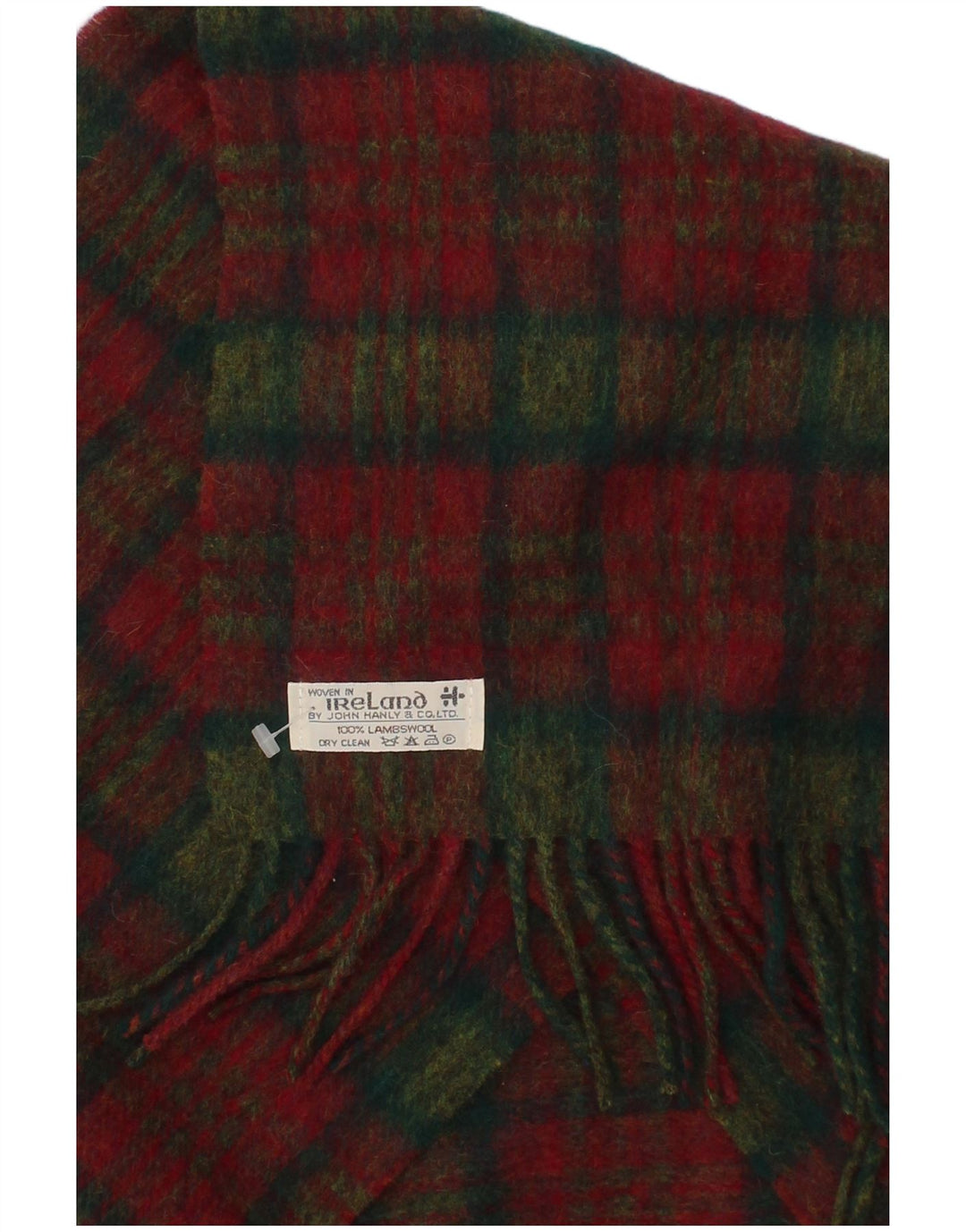 John Hanly&Co Ltd Bufanda rectangular para mujer, talla única, clásica a cuadros rojos
