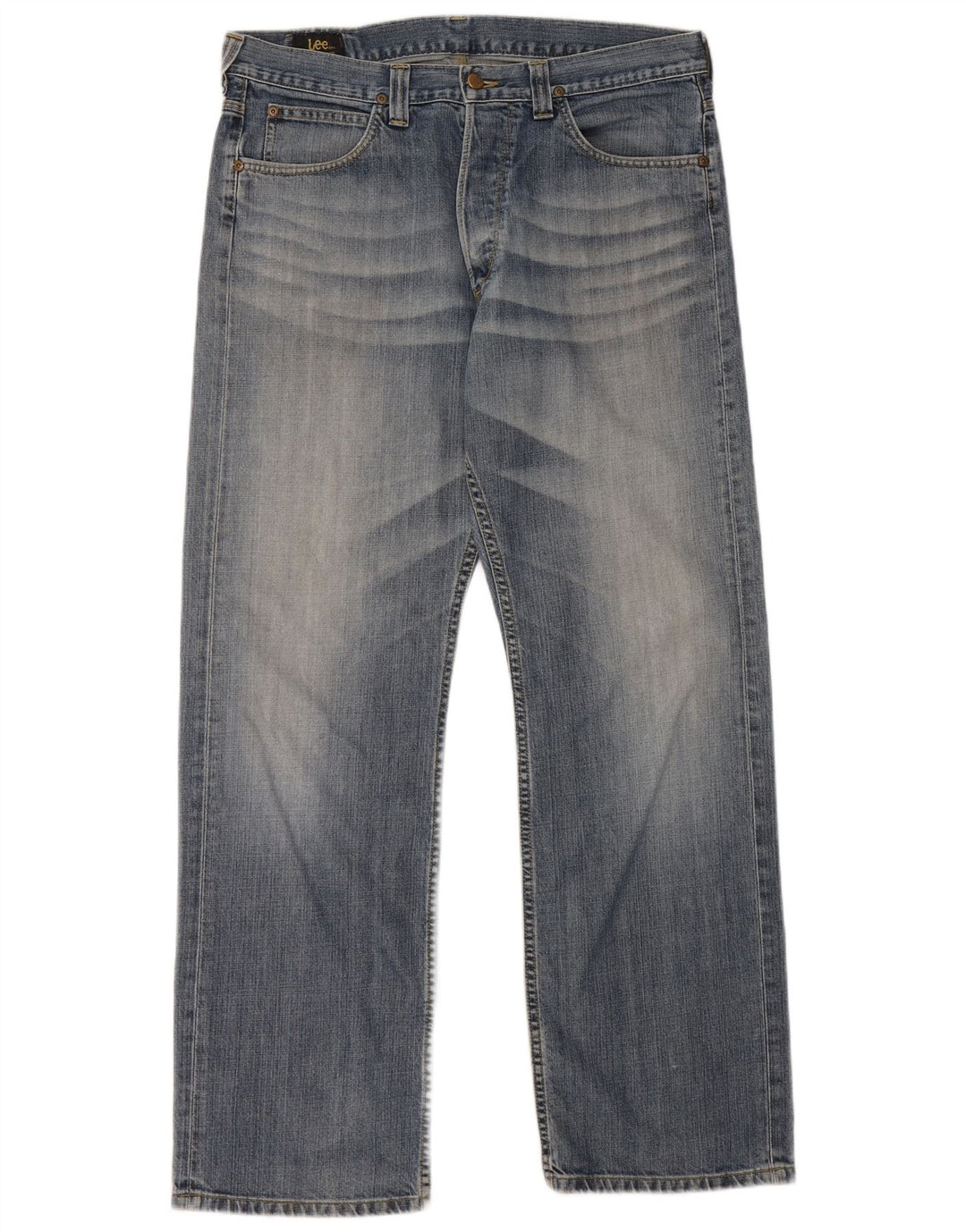 Vaqueros rectos Lee Nash para hombre W34 L32 Algodón azul