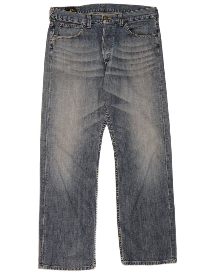 Vaqueros rectos Lee Nash para hombre W34 L32 Algodón azul