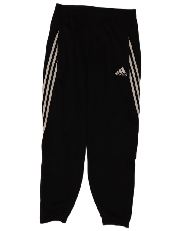 Adidas Mens Tracksuit Trousers Joggers Medium Black Polyester
