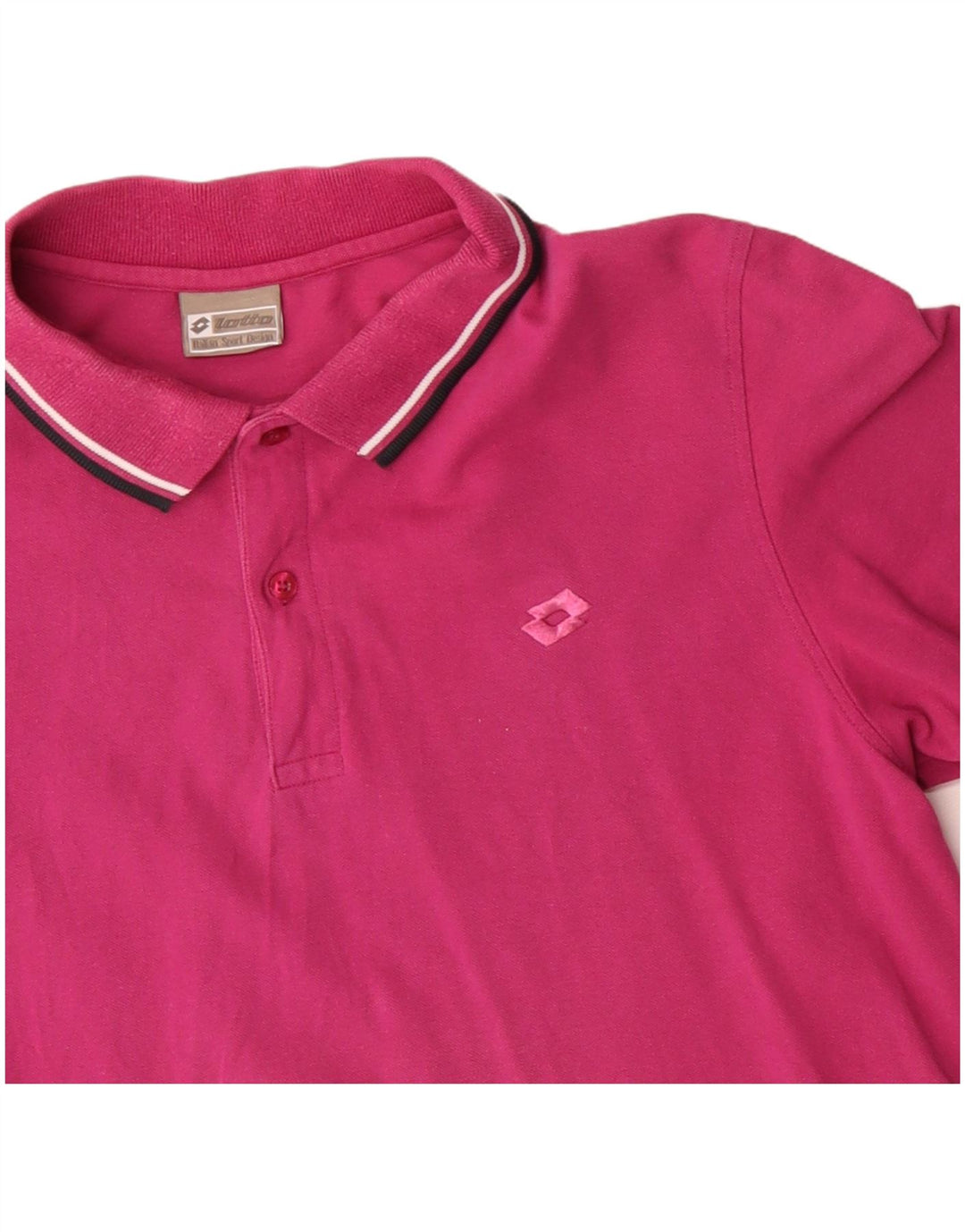 LOTTO Polo Hombre Algodón Rosa Medio