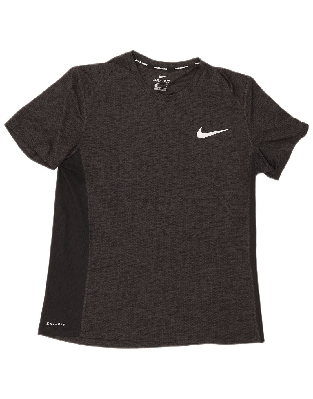 Camiseta Nike Dri Fit para hombre Top medio color caqui Poliéster