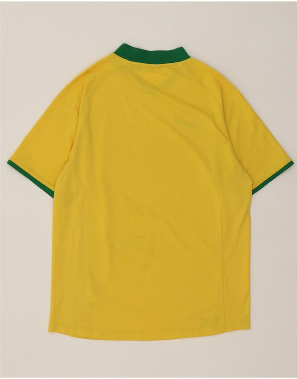 Nike Camiseta para hombre Top UK 36/38 Small Amarillo Colorblock Poliéster