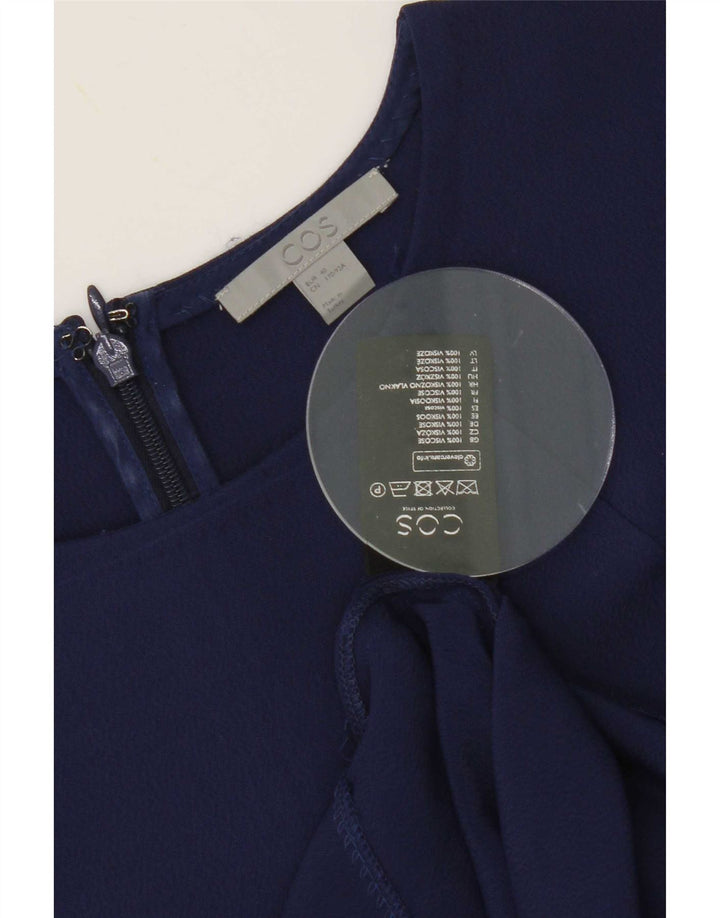 Cos Blusa para mujer Top EU 40 Medio Azul marino Viscosa