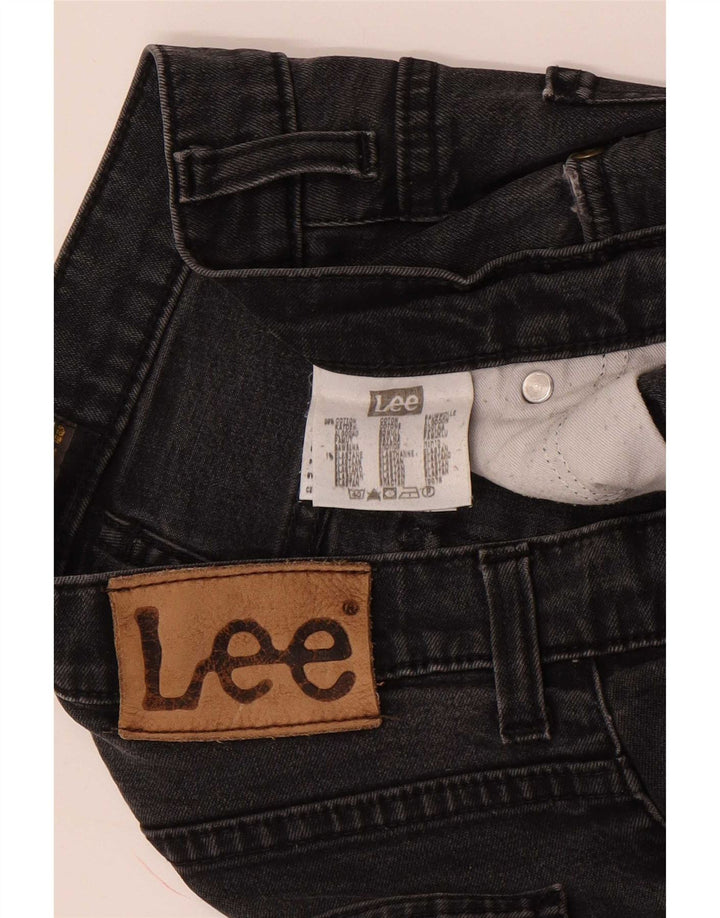 Lee Vaqueros Rectos Brooklyn para Hombre W33 L31 Algodón Negro