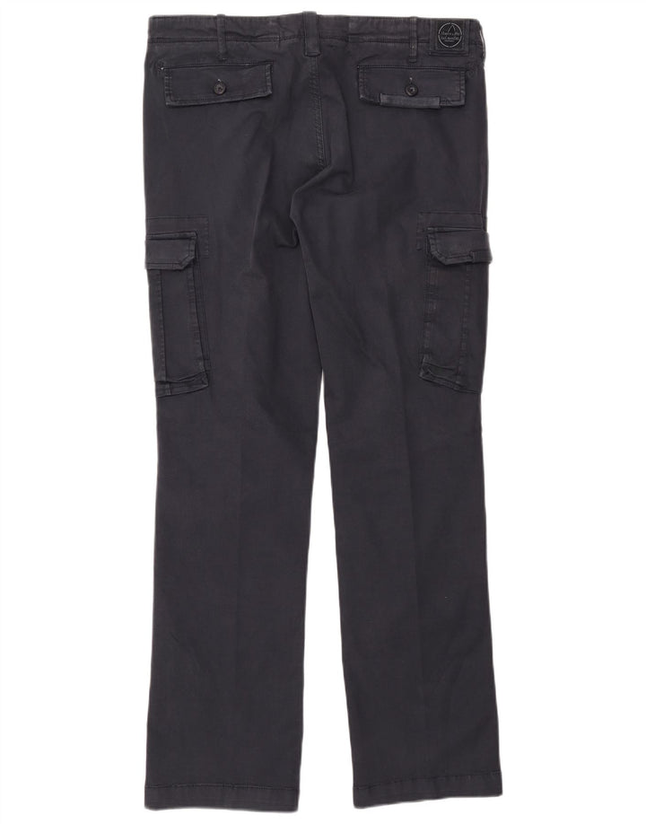 Murphy & Nye Pantalones cargo rectos Sailmakers para hombre W34 L32 Azul marino